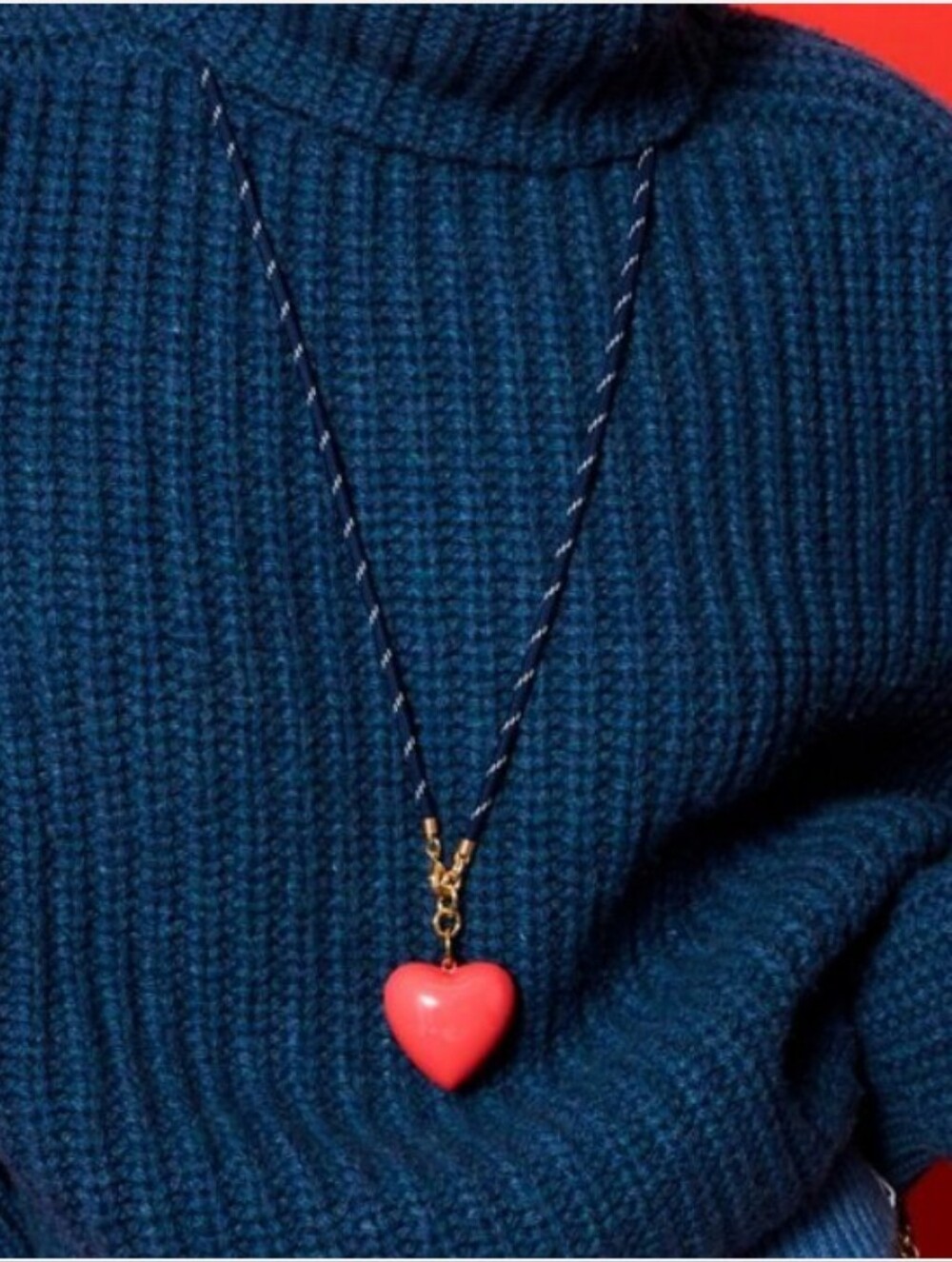 Roxanne Assoulin The Long Happy Cord Charm Necklace